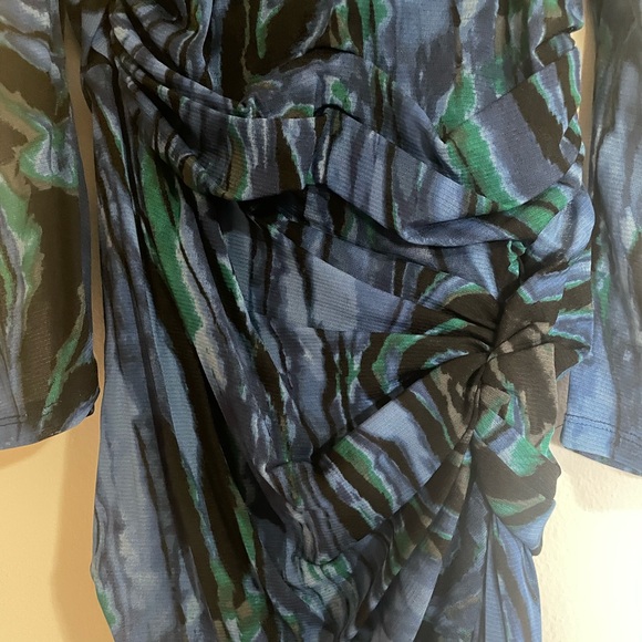 DVF Bettina Sweetheart Collar Midi Dress - Picture 2 of 5